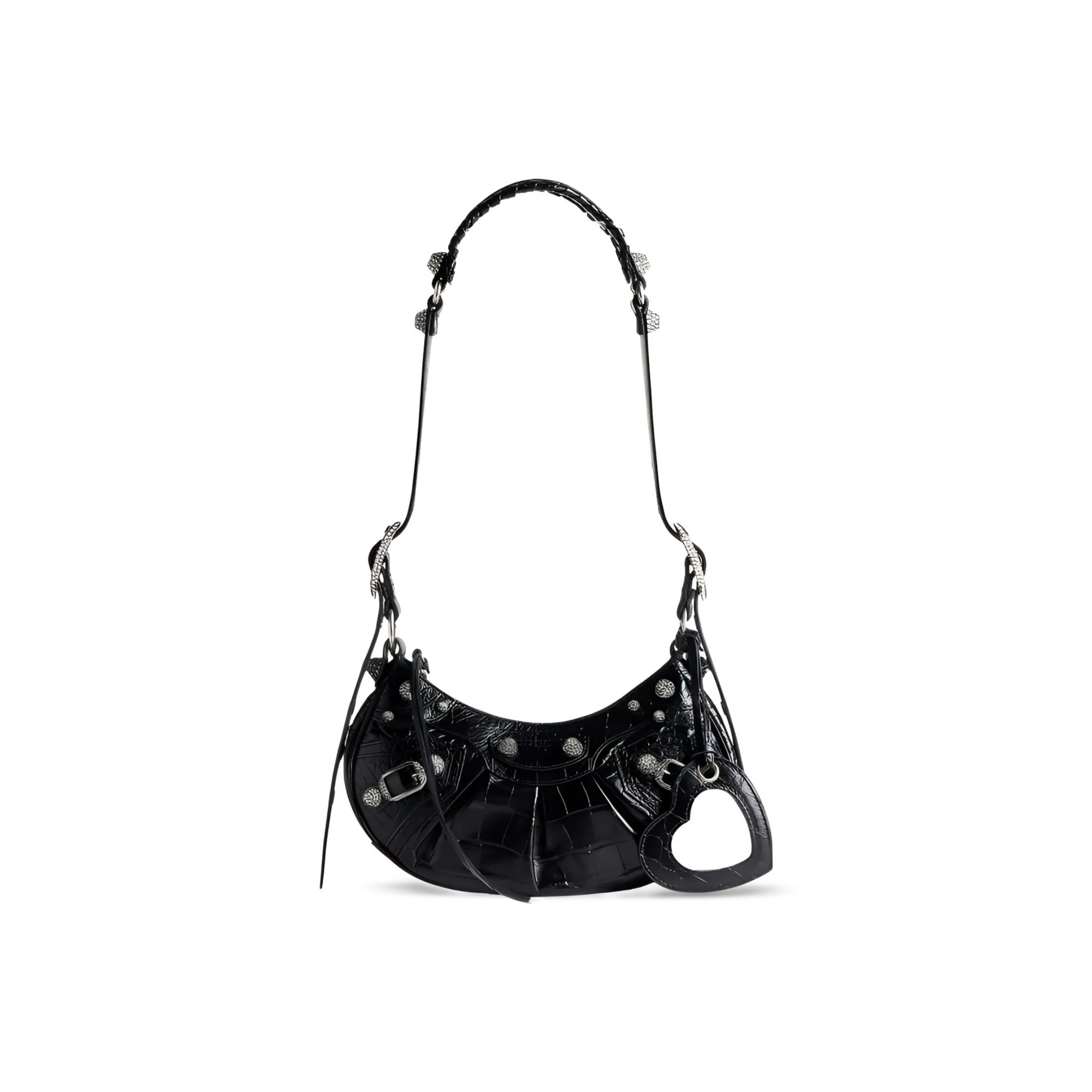 BALENCIAGA WOMEN'S LE CAGOLE SHOULDER BAG XS IN BLACK 67130923EJY1000 (25.9*16*9.9cm)
